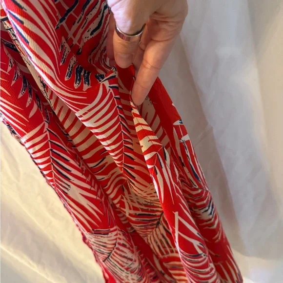 Cupshe Tropical Red and White Maxi Dress - Picture 9 of 11